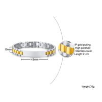 Einfacher Stil Geometrisch Rostfreier Stahl Armbänder Edelstahl Armbänder sku image 13