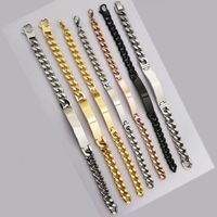 Simple Style Geometric Stainless Steel Bracelets Stainless Steel Bracelets main image 2