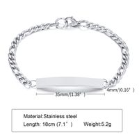 Einfacher Stil Geometrisch Rostfreier Stahl Armbänder Edelstahl Armbänder sku image 2