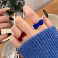 Fashion Bow Knot Rayon Women's Open Ring 1 Piece main image 7