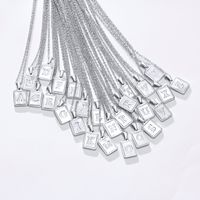 Modern Style Geometric Letter Titanium Steel Pendant Necklace Plating Stainless Steel Necklaces sku image 1