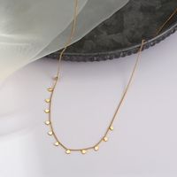 Einfacher Stil Herzform Rostfreier Stahl Halskette Polieren Patchwork Edelstahl Halsketten 1 Stück main image 1