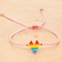 Mode Bohème Miyuki Perlé À La Main Smiley Visage Multi-couleur Bracelet sku image 2
