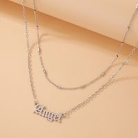 Simple Style Letter Alloy Layered Unisex Waist Chain main image 6