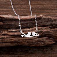 Simple Style Bird Stainless Steel Pendant Necklace Irregular Stainless Steel Necklaces 1 Piece main image 2
