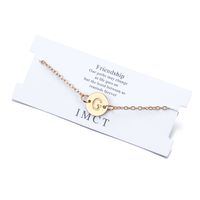 New Fashion Round 26 Letter Alloy Bracelet Nhpf157834 sku image 2