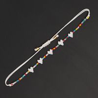 Miyuki Rice Beads Hand-woven Blue Love Friendship Rope Small Bracelet Fashion Stacking Bracelet sku image 14