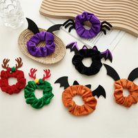 Fashion Solid Color Flannel Hair Tie main image 6