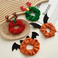 Fashion Solid Color Flannel Hair Tie main image 3