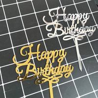 Birthday Letter Arylic Party Cake Decorating Supplies main image 1