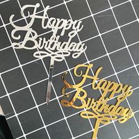 Birthday Letter Arylic Party Cake Decorating Supplies main image 2