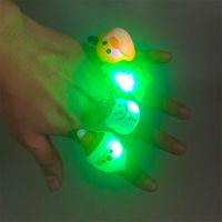 Fashion Christmas Led Finger Light Decompression Ring main image 2