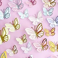 Birthday Butterfly Paper Party Cake Decorating Supplies main image 5