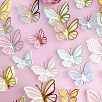 Birthday Butterfly Paper Party Cake Decorating Supplies main image 4