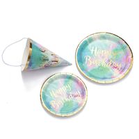 Birthday Letter Paper Party Tableware 10 Pieces main image 5