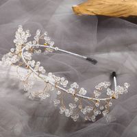 Women'S Fairy Style Solid Color Iron Crystal Hair Band main image 5