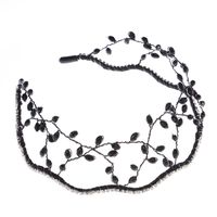 Women'S Fairy Style Solid Color Iron Crystal Hair Band main image 4