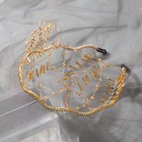 Women'S Fashion Solid Color Iron Inlay Artificial Crystal Hair Band main image 5