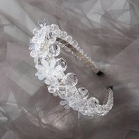 Women'S Fashion Flower Iron Inlay Artificial Crystal Hair Band main image 3