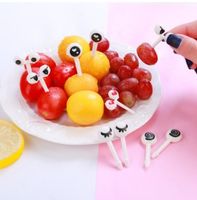 Fashion Cartoon Plastic Fruit Fork 1 Set sku image 6