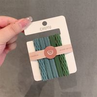 Simple Style Solid Color Rubber Band Hair Tie sku image 1