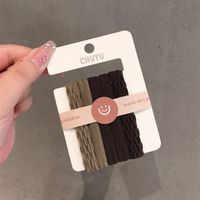 Simple Style Solid Color Rubber Band Hair Tie sku image 6