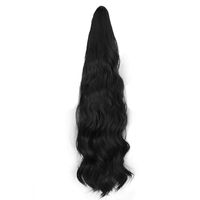 Women's Elegant Black Holiday High Temperature Wire Curls Wigs main image 3