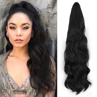 Women's Elegant Black Holiday High Temperature Wire Curls Wigs main image 5