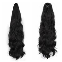 Women's Elegant Black Holiday High Temperature Wire Curls Wigs main image 2
