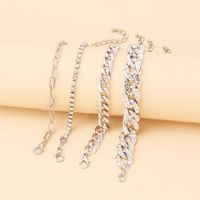 Wholesale Jewelry Multi-layer Thick Chain Copper Bracelet Set Nihaojewelry sku image 2