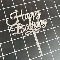 Birthday Letter Arylic Party Cake Decorating Supplies sku image 2