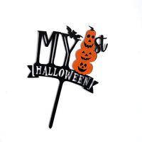 Halloween Halloween-muster Aryl Gruppe Zubehör Für Tortendekoration sku image 9