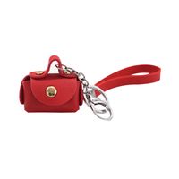 Unisex Solid Color Pu Leather Hook Loop Coin Purses main image 3