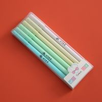 Solid Color Boxed Gel Pen Six-pack Set sku image 4