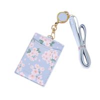 Unisex Flower Pu Leather Open Card Holders main image 4