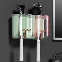 Simple Style Solid Color Plastic Toothbrush Holder sku image 8