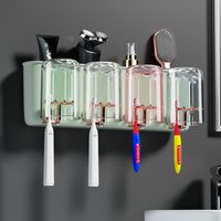 Simple Style Solid Color Plastic Toothbrush Holder sku image 19