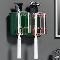 Simple Style Solid Color Plastic Toothbrush Holder sku image 9