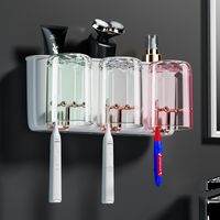 Simple Style Solid Color Plastic Toothbrush Holder sku image 12