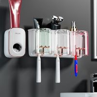 Simple Style Solid Color Plastic Toothbrush Holder sku image 24