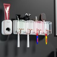 Simple Style Solid Color Plastic Toothbrush Holder sku image 29
