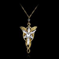 Fashion Cross Star Alloy Patchwork Inlay Artificial Crystal Men's Pendant Necklace 1 Piece main image 7