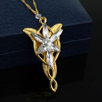 Fashion Cross Star Alloy Patchwork Inlay Artificial Crystal Men's Pendant Necklace 1 Piece main image 2
