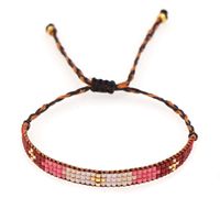 Bohème Miyuki Perles Tissées À La Main Love Lettre Perles Empilable Petit Bracelet Femme Cadeau sku image 4