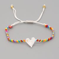 Bohème Miyuki Perles Tissées À La Main Love Lettre Perles Empilable Petit Bracelet Femme Cadeau sku image 10