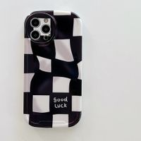 Fashion Lattice Silica Gel  Iphone Phone Cases sku image 1