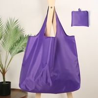 Fashion Solid Color Oxford Cloth Household Shopping Bag sku image 3