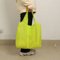 Fashion Solid Color Oxford Cloth Household Shopping Bag main image 1