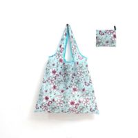 Cute Pastoral Flower Polyester Composite Needle Punched Cotton Shopping Bags sku image 13
