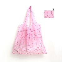 Cute Pastoral Flower Polyester Composite Needle Punched Cotton Shopping Bags sku image 15